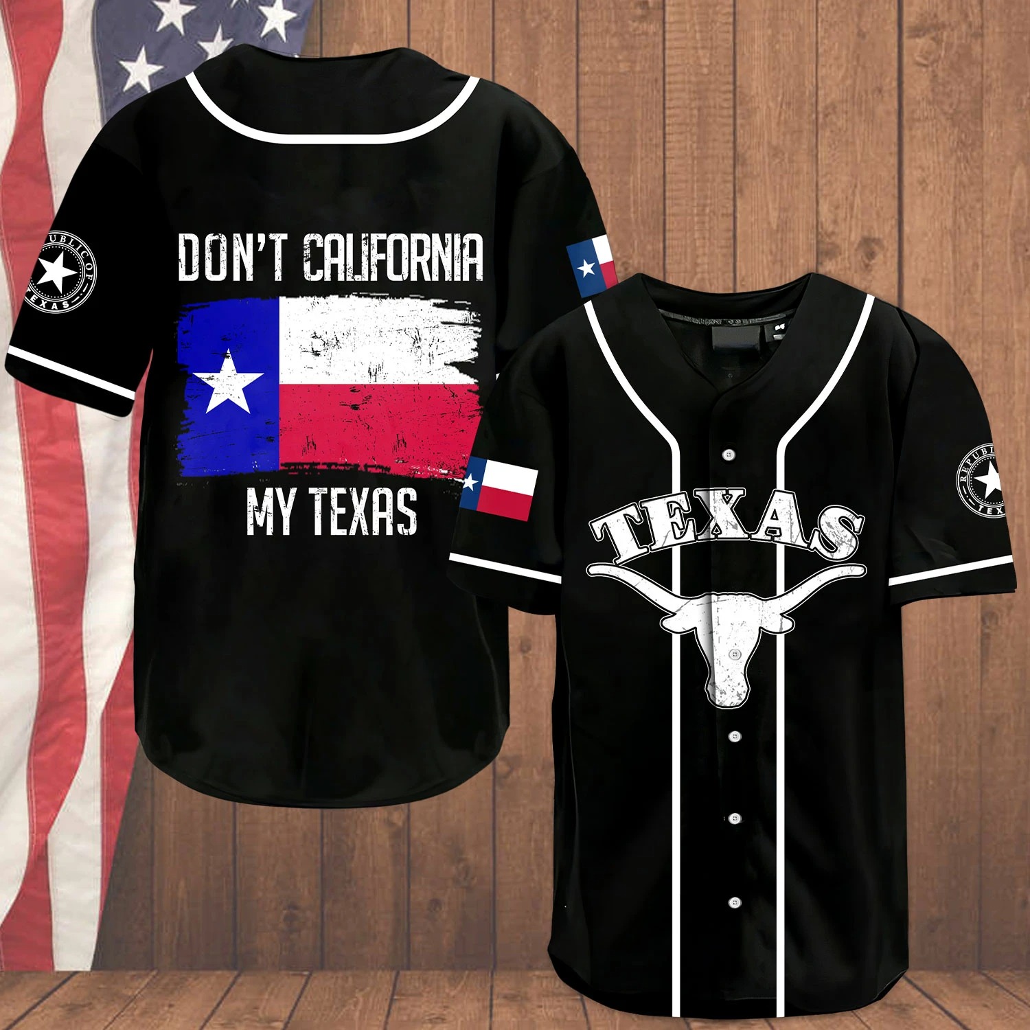 Dont California My Texas Baseball Shirt2