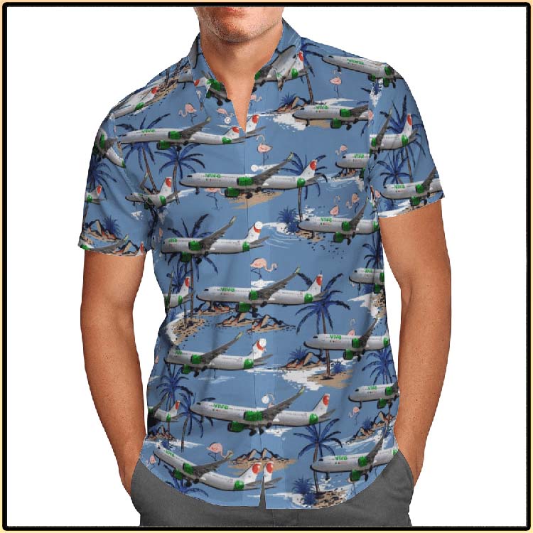 VIVAAEROBÚS AIRBUS A321 271NX Hawaiian Shirt 4 AIRBUS A321 271NX Hawaiian Shirt2