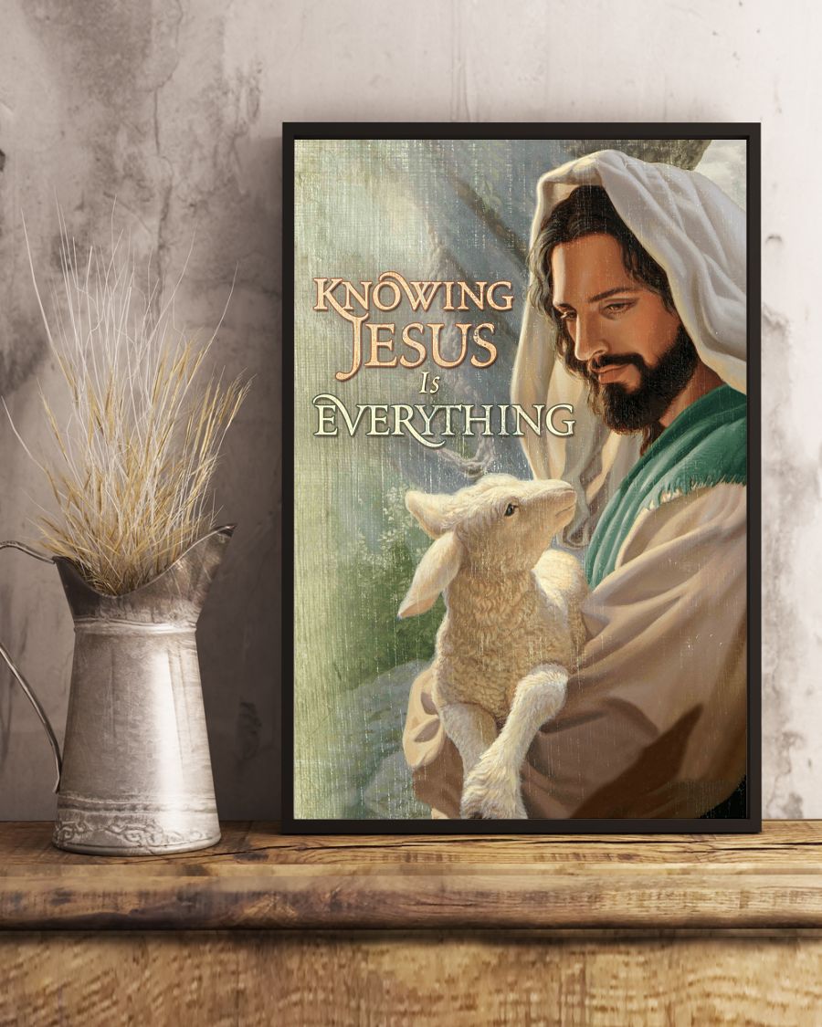 Goat Knowing Jesus is everything Gift for you Vertical Poster 5 9 Goat Knowing Jesus is everything Gift for you Vertical Poster 4