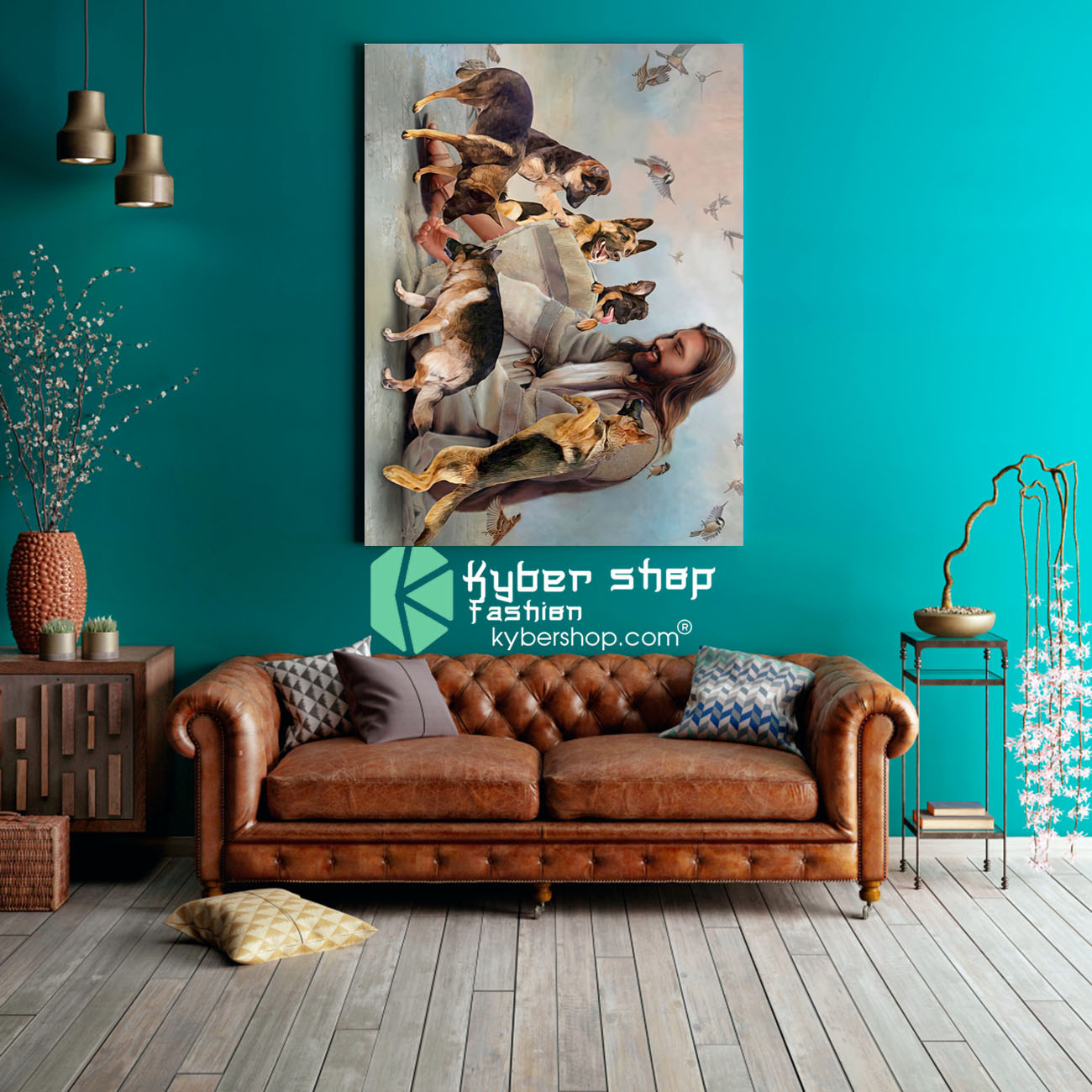 God surrounded by German Shepherd angel Gift for you Poster 3 God surrounded by German Shepherd angels Poster 3 1