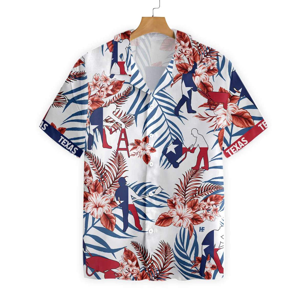Texas Construction Worker Hawaiian