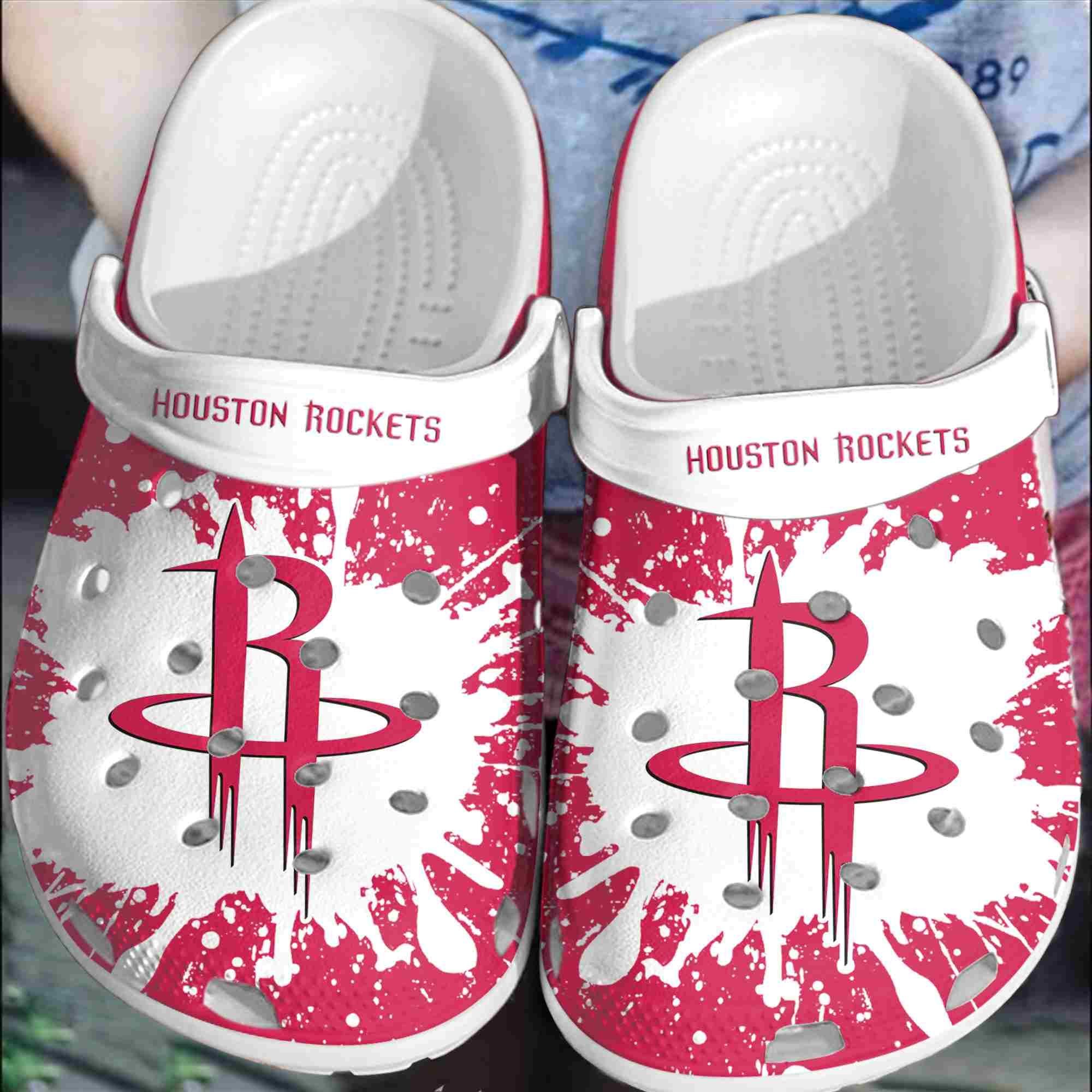 2 Houston Rockets crocs clog crocband 1