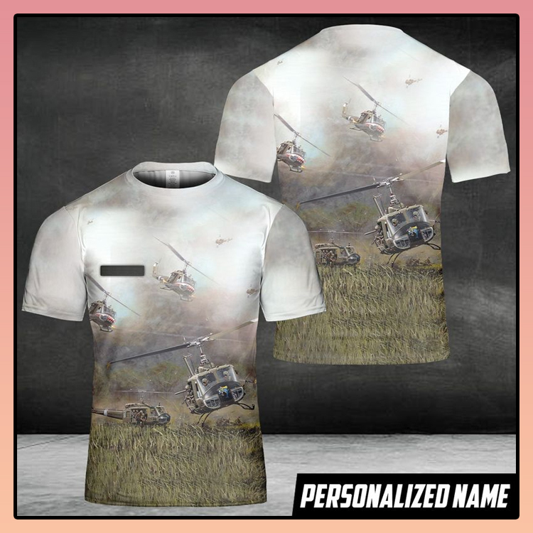 US Army Bell Custom Name 3D T Shirt 4 US Army Bell Custom Name 3D T Shirt2