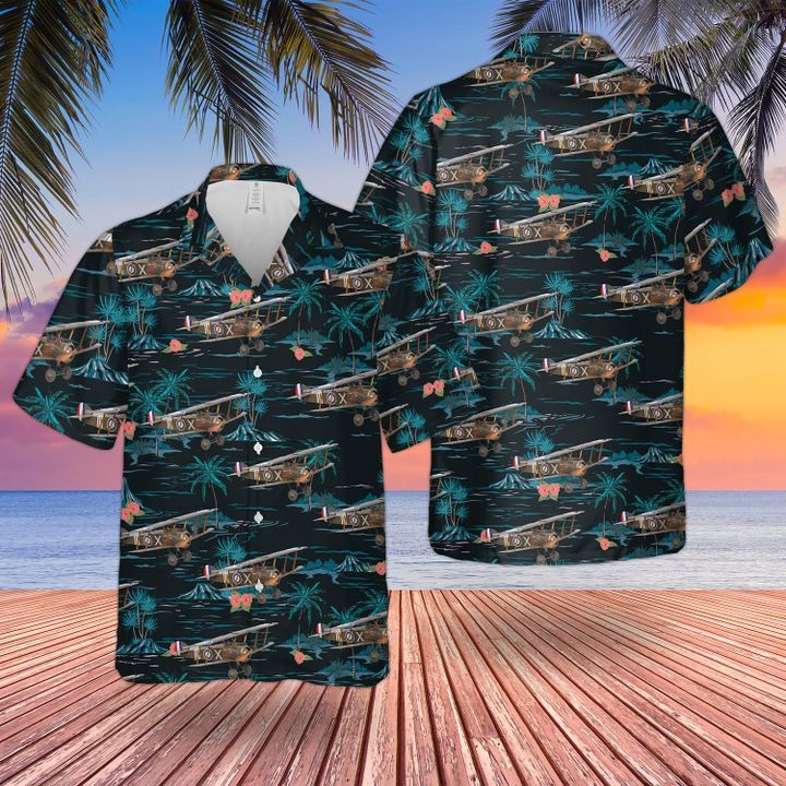 Raf Historical Royal Flying Corps Sopwith Camel Hawaiian Shirt and short