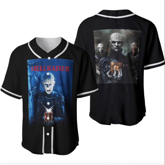 Hell Raiser Baseball Jersey custom name 1 15 Hell Raiser Baseball Jersey custom name 1