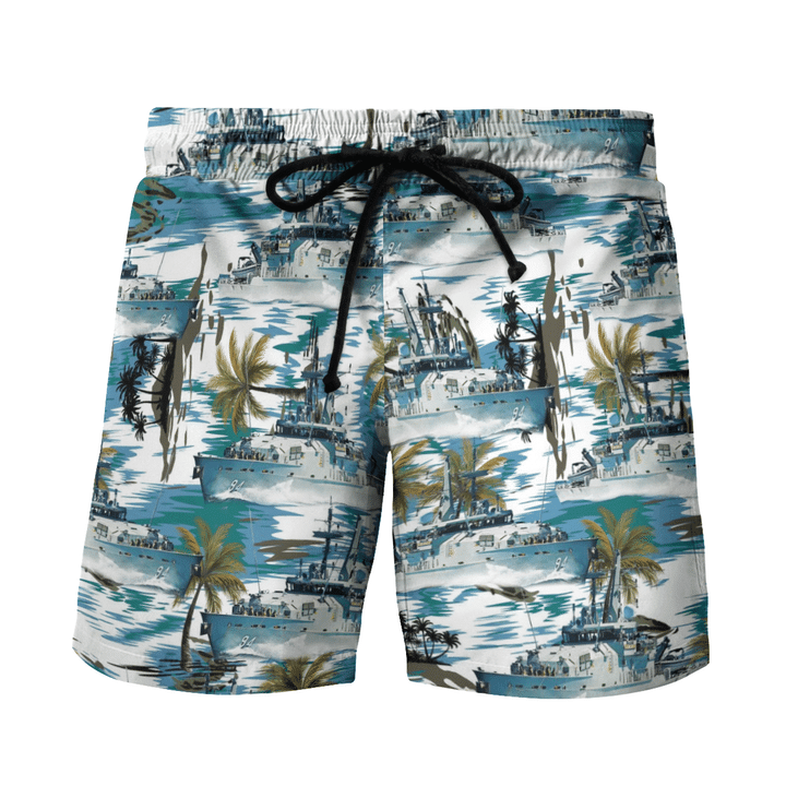 HMAS Launceston Australian Navy Hawaiian Shirt And Short
