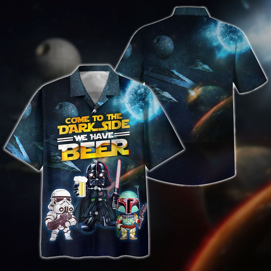 Come To The Dark Side We Have Beer Hawiian Shirt