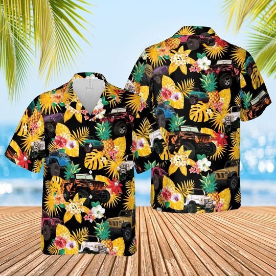Jeep Pineapple Hawaiian Shirt And Short 8 Jeep Owners Hawaiian Shirt And Short