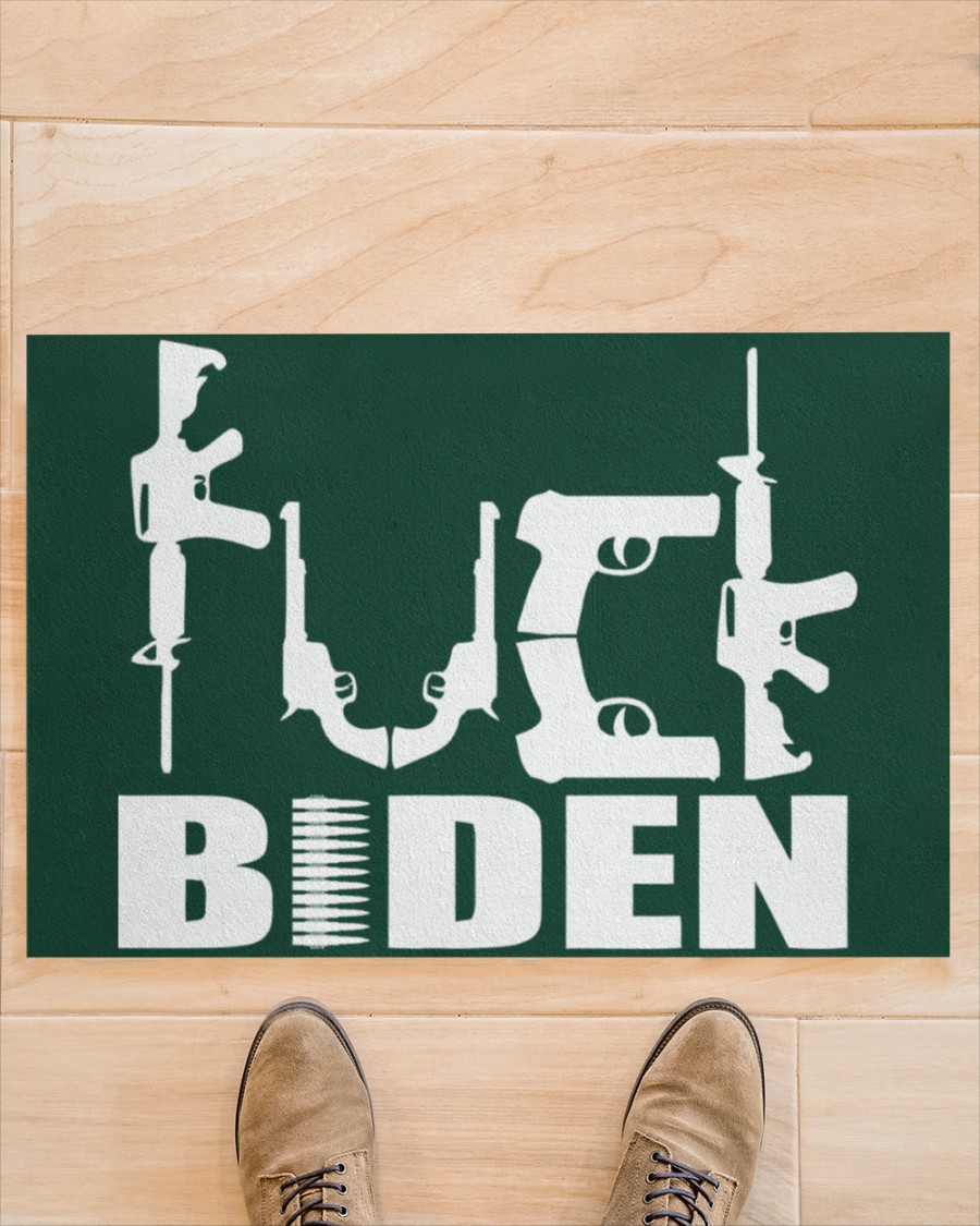 Gun fuck Biden doormat 3 Gun fuck Biden doormat 2