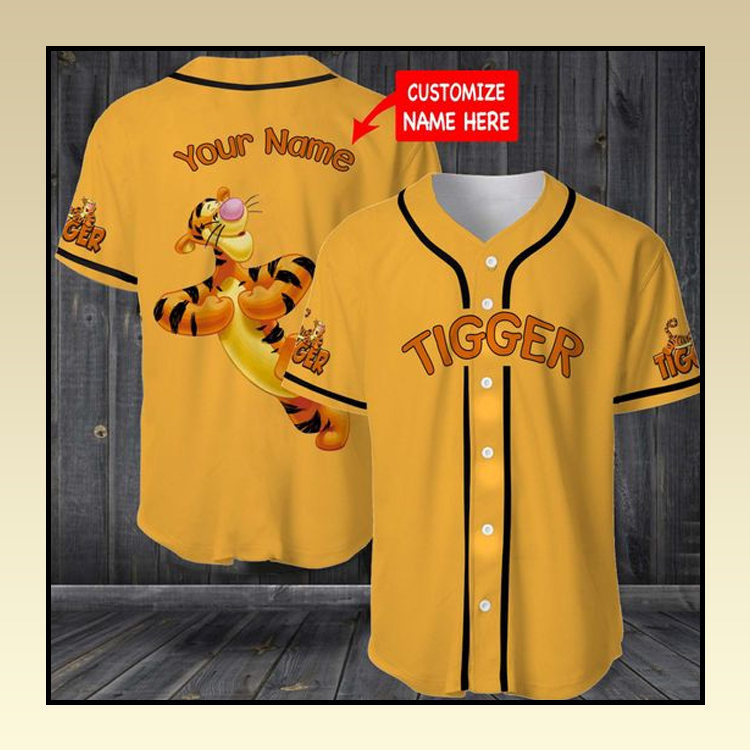Tigger Baseball Jersey custom name 4 6 Tigger Baseball Jersey custom name 3