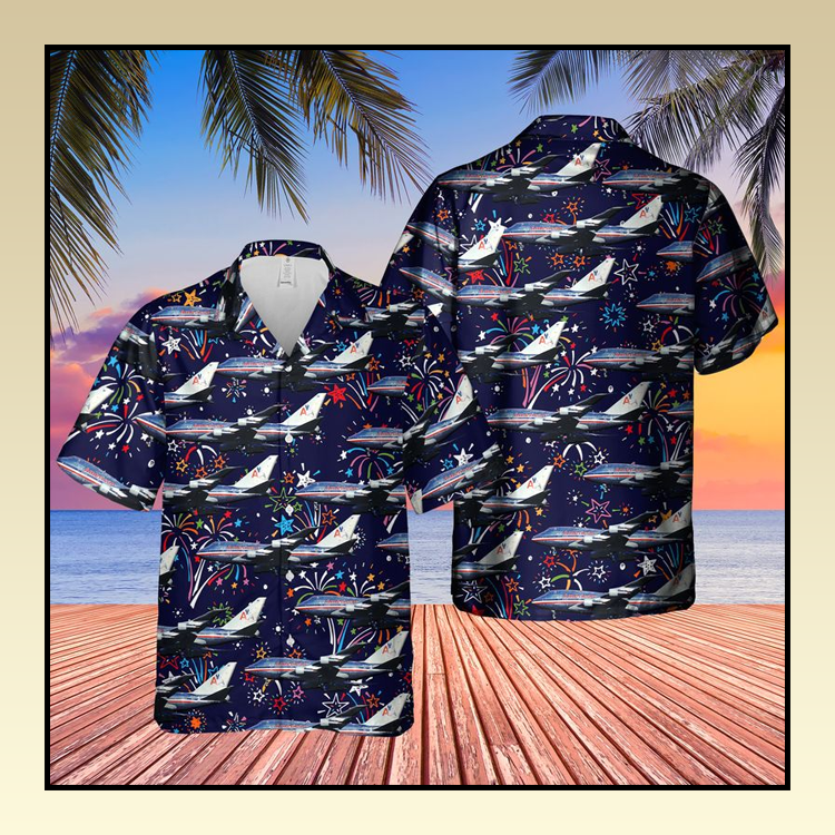 American Airlines Boeing 747SP-31 Hawaiian Shirt – LIMITED EDITION 5 30 American Airlines Boeing 747SP 31 Hawaiian Shirt 3