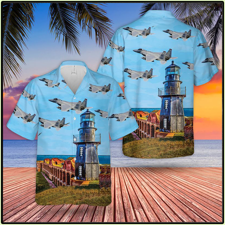 US Air Force Florida Air National Guard F-15 Eagle Hawaiian Shirt And Short 3 US Air Force Florida Air National Guard F 15 Eagle Hawaiian Shirt2