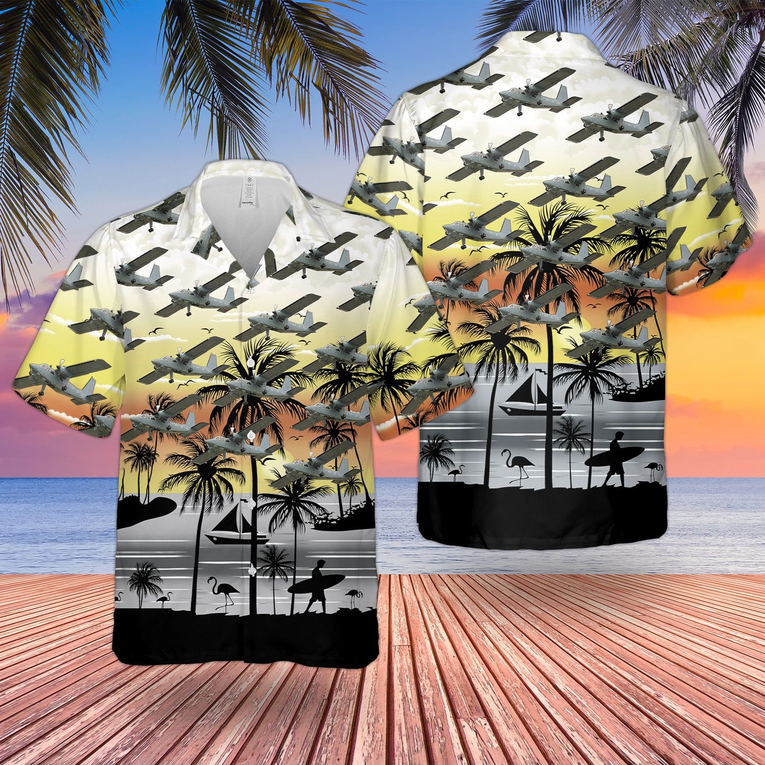 Britten Norman Bn 2t Islander Hawaiian Shirt