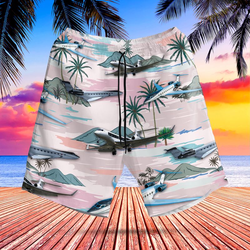 Gulfstream G700 Hawaiian Shirt And Short 5 13 Gulfstream G700 Hawaiian Shirt And Short 4