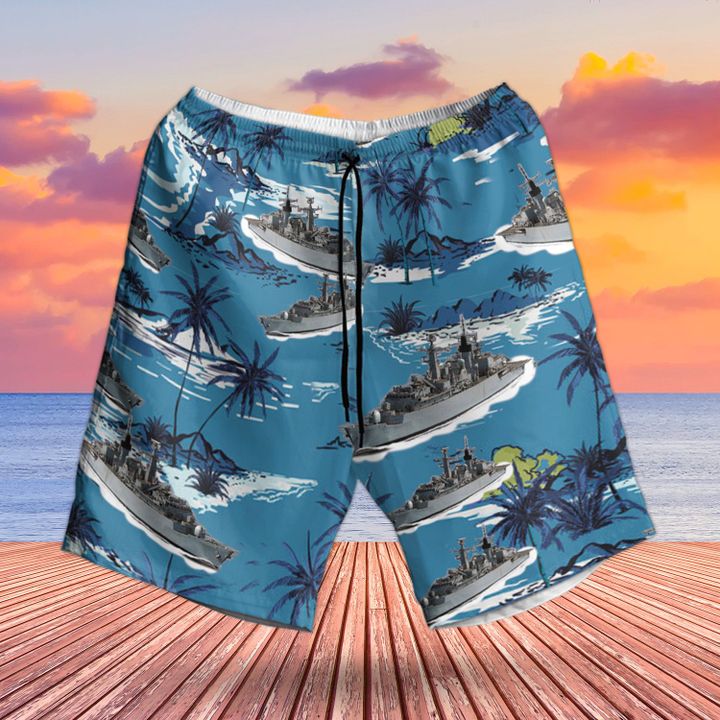 Broadsword Class Type 22 Frigate Hawaiian Shirt And Short 5 Hawaiian and beach shorts1