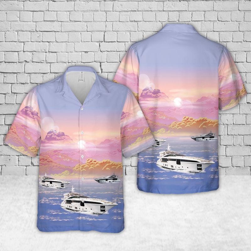 15 Azimut Grande 35 METRI Hawaiian Shirt 1