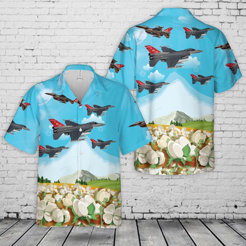 Alabama Air National Guard 187th Fighter Wing Hawaiian Shirt1