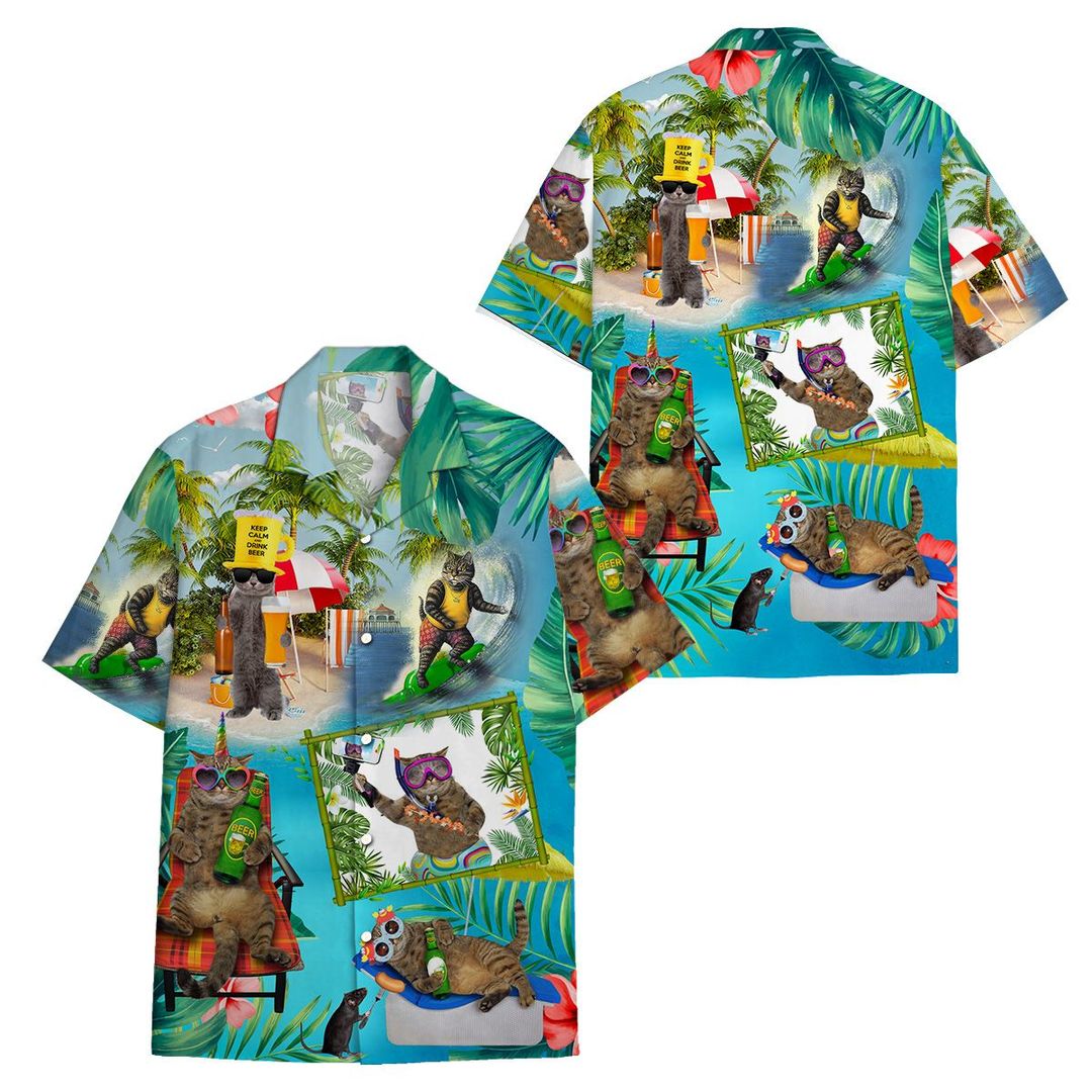 Pirates Cat Beer hawaiian shirt 1 Pirates Cat Beer hawaiian shirt1