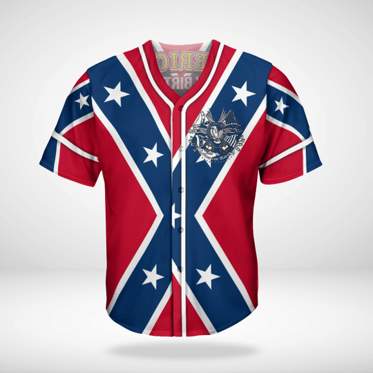 American By Birth Southern By The Grace Of God Baseball Jersey Shirt 3 5 American By Birth Southern By The Grace Of God Baseball Jersey Shirt 2