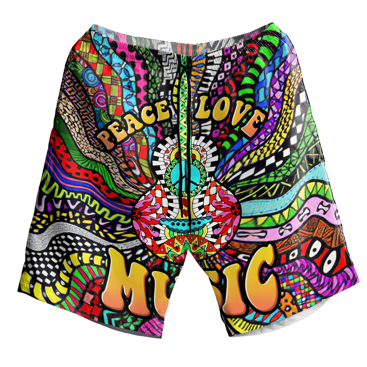 Hippie Peace Love Music Hawaiian Shirt And Short 4 Hippie Peace Love Music Hawaiian Shirt And Short2