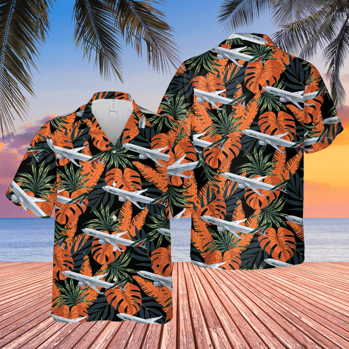 Alitalia Airbus A330-200 Hawaiian Shirt - LIMITED EDITION 8 3 Alitalia Airbus A330 200 Hawaiian Shirt 1