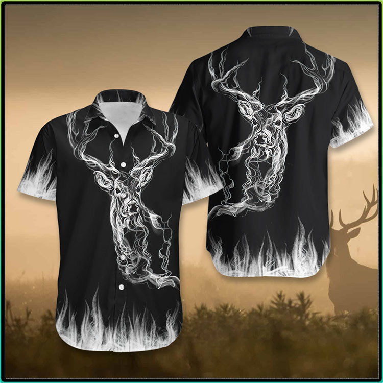 Deer Hunting Smoke Em Deer Hawaiian Shirt3