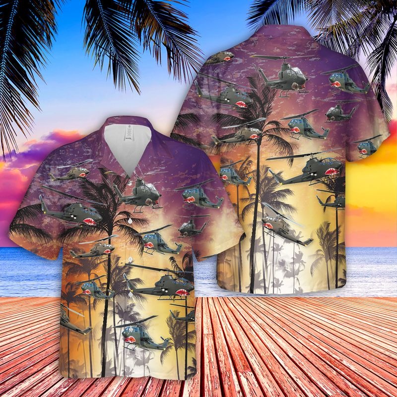 Bell AH-1 Cobra Hawaiian Shirt 2 Bell AH 1 Cobra Hawaiian Shirt