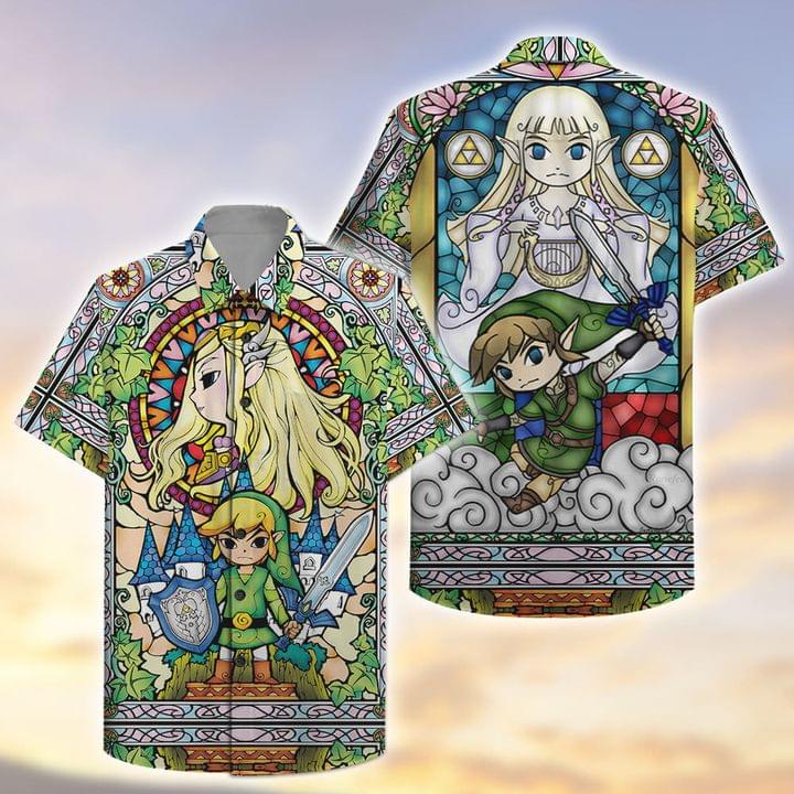 8 The legend of Zelda hawaiian shirt 1