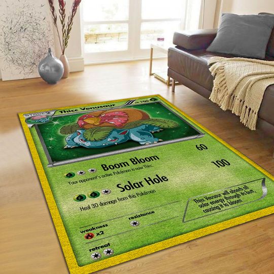 Thicc Venusaur boom bloom solar hole Rug 3 5 Thicc Venusaur boom bloom solar hole Rug 2