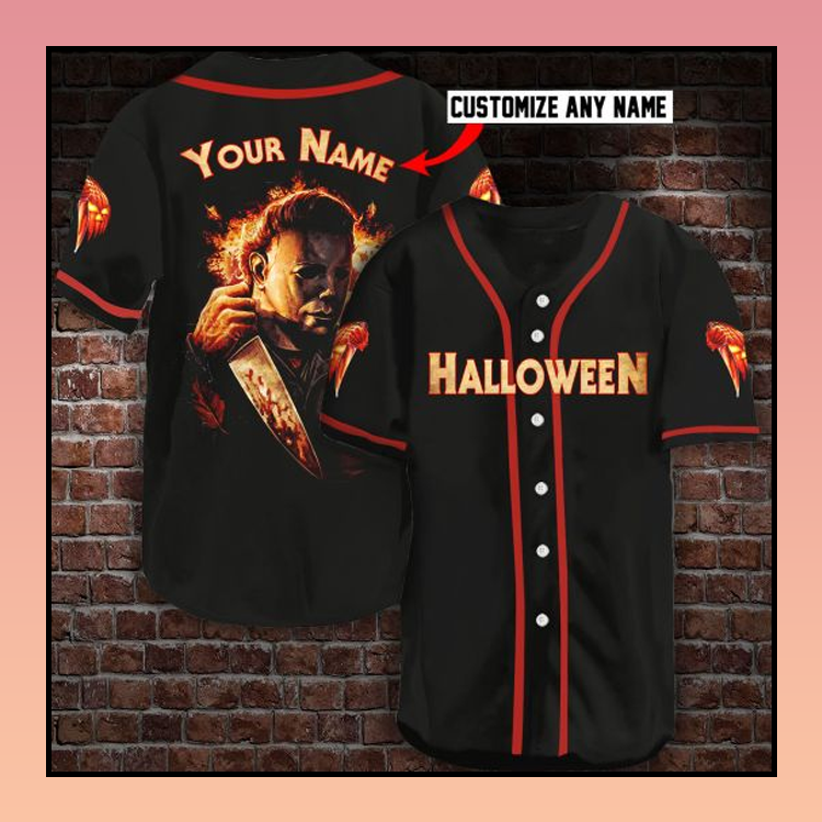 Michael Myers Halloween Custom personalized Name Baseball Jersey 4 6 Michael Myers Halloween Custom personalized Name Baseball Jersey 2