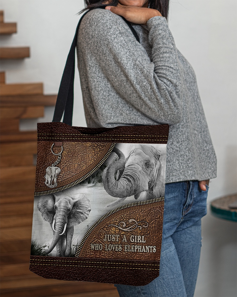 Elephant Just A Girl Who Loves Tote Bag3 1