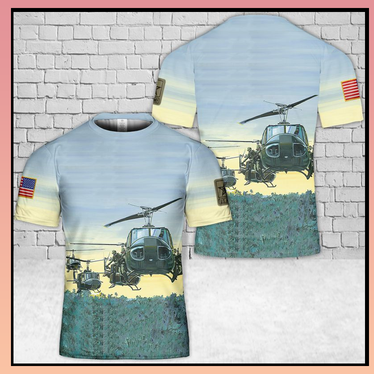 US Army UH-1H Huey 3D T-Shirt - LIMITED EDITION 4 27 US Army UH 1H Huey 3D T Shirt 2