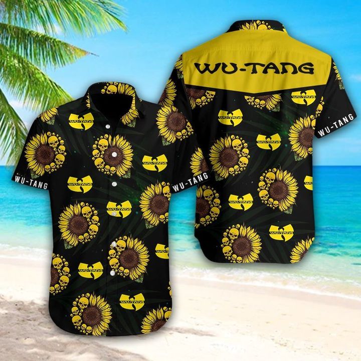 Wu-tang clan Sunflower Hawaiian Shirt 25 20 Wu tang clan Sunflower Hawaiian Shirt 1