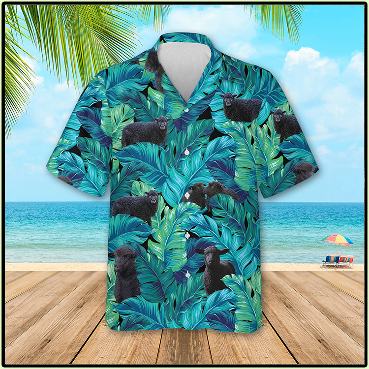 Black HEADED Dorper Sheep Hawaiian Shirt 5 Black HEADED Dorper Sheep Hawaiian Shirt5