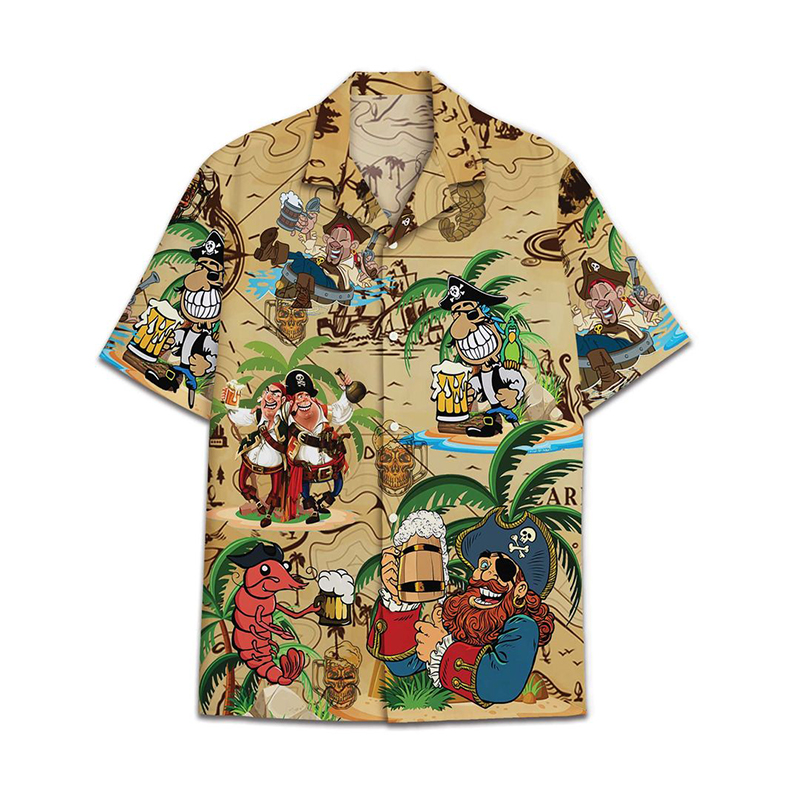 Pirates And Beer Hawaiian Shirt