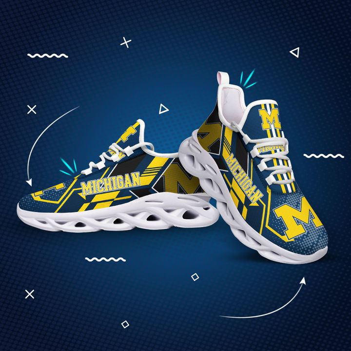 Michigan wolverines max soul clunky shoes 2