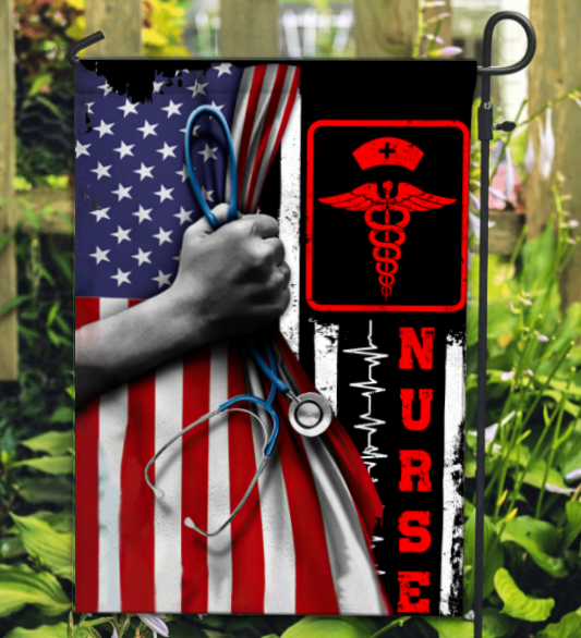 American Flag Nurse Flag 5 8 American Flag Nurse Flag 4