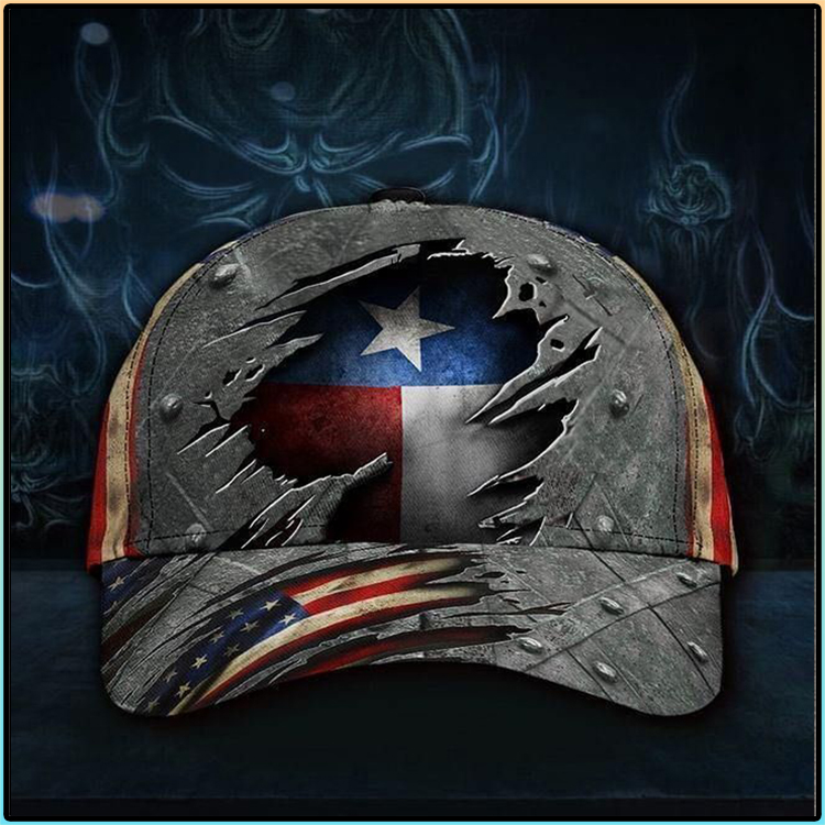 American Flag Texas State Cap3