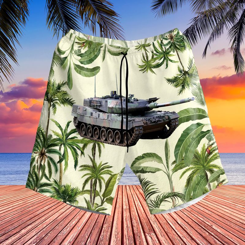 German Army Leopard 2A5 Hawaiian Shirt And Short 3 German Army Leopard 2A5 Hawaiian Shirt1