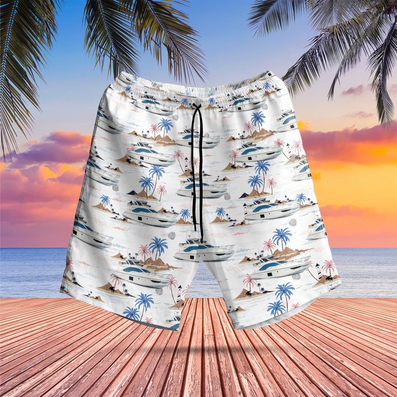 Azimut Yacht USA Hawaiian Shirt And Short - LIMITED EDITION 3 22 Azimut Yacht USA Hawaiian Shirt And Short 2