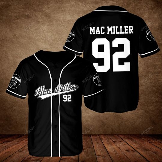 Mac Miller custom name and number baseball jersey shirt – LIMITED EDITION 1 25 Mac Miller custom name and number baseball jersey shirt 2