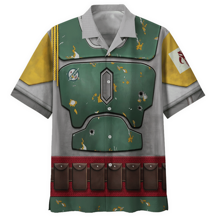 Cosplay Star Wars Boba Fett Hawaiian Shirt 3 2 Cosplay Star Wars Boba Fett Hawaiian Shirt 1
