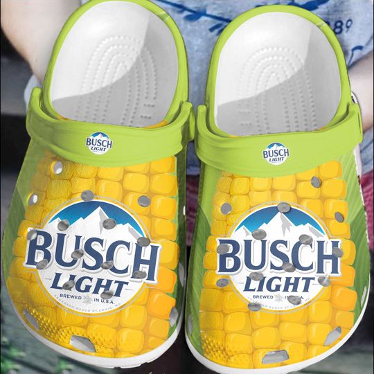 Busch light corn crocs clog crocband