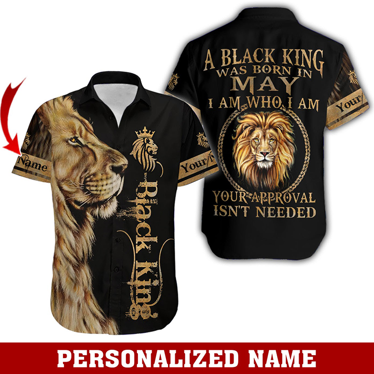 Lion a Black King Was Born in May I am who I am custom name hoodie and shirt 4 Lion a Black King Was Born in May I am who I am custom name hoodie and shirt2
