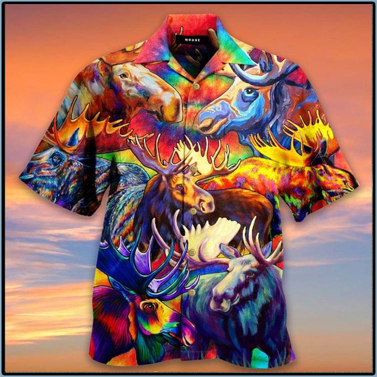 Reindeer Colorful Hawaiian Shirt 5 Reindeer Hawaiian Shirt3