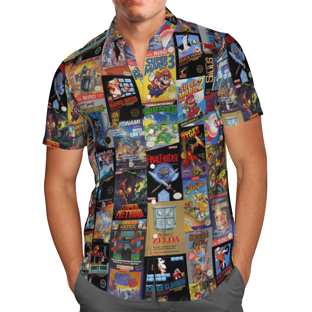26 Nintendo game hawaiian shirt 1