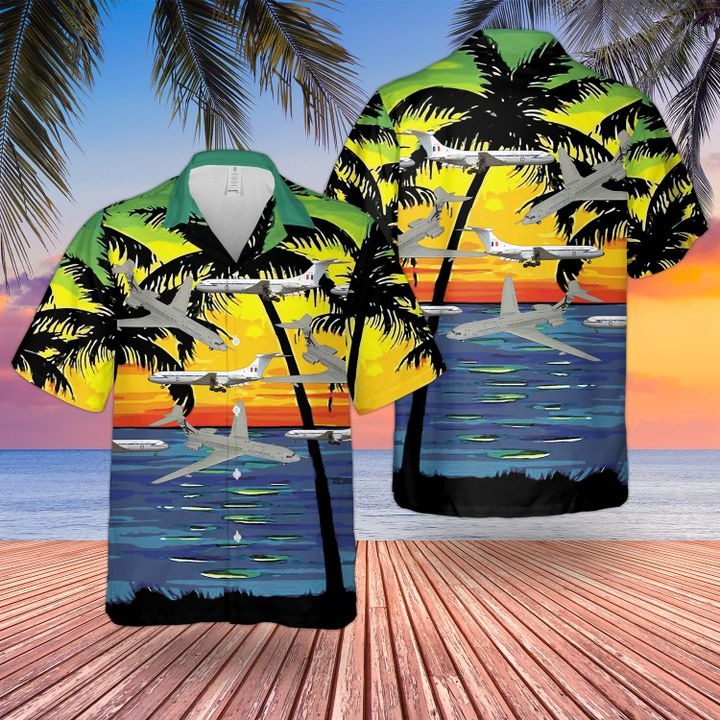 Raf Historical Vickers Vc10 Hawaiian Shirt and short