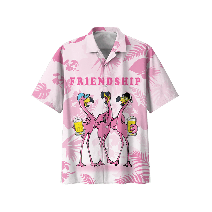 Friendship Flamingos Hawaiian Shirt And Short 3 29 Friendship Flamingos Hawaiian Shirt And Short 1
