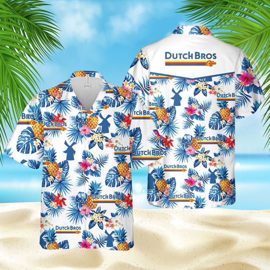 3 Dutch Bros Coffee Hawaiian Shirt And Short 1