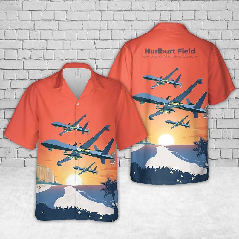 Usaf Hurlburt Field 65th Special Operations Squadron Hawaiian Shirt 1 Usaf Hurlburt Field 65th Special Operations Squadron Hawaiian Shirt